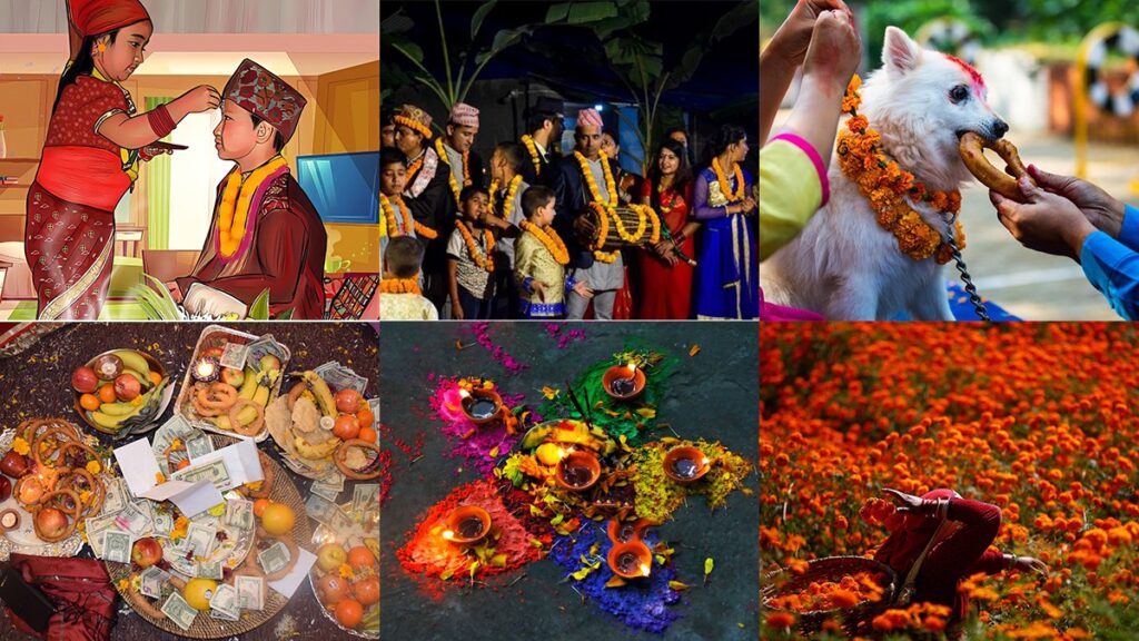 Tihar Bhaitika in Nepal A Celebration of Lights and Brotherhood